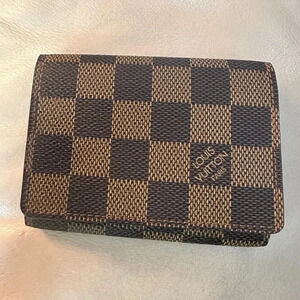 Louis Vuitton Brown Checkered Wallet